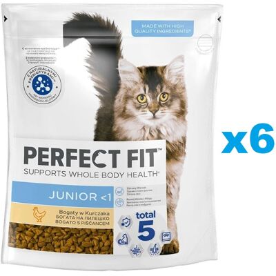 Perfect Fit Junior - Száraz táp macskák számára csirke, Total 5 formulával Perfect Fit Junior - Száraz táp macskák számára csirke, Total 5 formulával