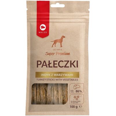 MACED Super Premium Pulyka rudacskák zöldségekkel 100 g MACED Super Premium Pulyka rudacskák zöldségekkel 100 g