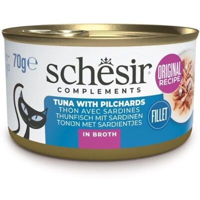 Schesir nedves macskatáp - Tonhal & Sardella - 70g Schesir nedves macskatáp - Tonhal & Sardella - 70g