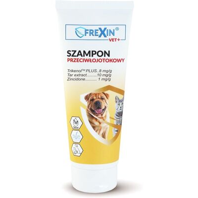 FREXIN Zsírosodás elleni sampon kutyák és macskák számára 220g FREXIN Zsírosodás elleni sampon kutyák és macskák számára 220g