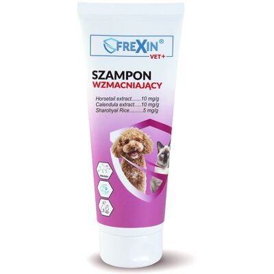 FREXIN Erősítő sampon kutyák és macskák számára 220g FREXIN Erősítő sampon kutyák és macskák számára 220g