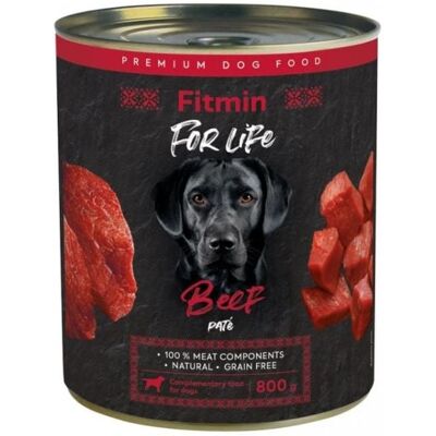 FITMIN For Life Beef Pate 800g marhahúsos pástét kutyáknak FITMIN For Life Beef Pate 800g marhahúsos pástét kutyáknak