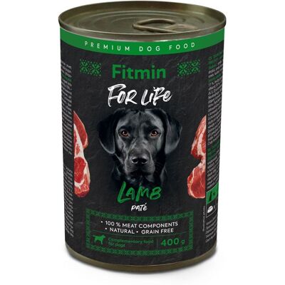 FITMIN For Life dog pate báránypástétom kutyáknak 400 g FITMIN For Life dog pate báránypástétom kutyáknak 400 g