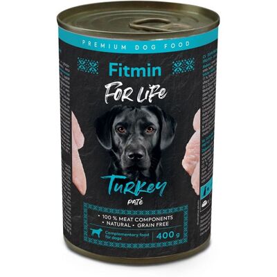 FITMIN For Life dog pate pulykapástétom kutyáknak 400 g FITMIN For Life dog pate pulykapástétom kutyáknak 400 g