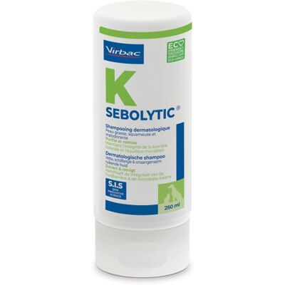 VIRBAC Sebolytic sampon zsíros bőrre és korpára - Dermatológiai 250ml VIRBAC Sebolytic sampon zsíros bőrre és korpára - Dermatológiai 250ml