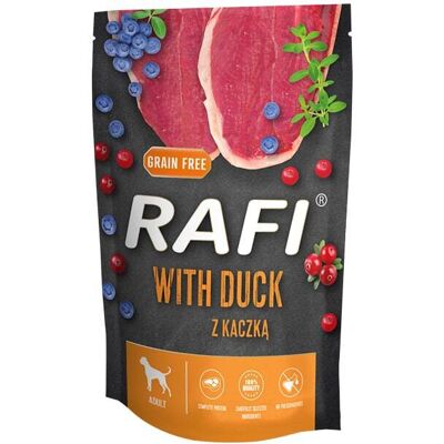 RAFI kacsával, áfonyával és áfonyával kutyáknak 500 g RAFI kacsával, áfonyával és áfonyával kutyáknak 500 g