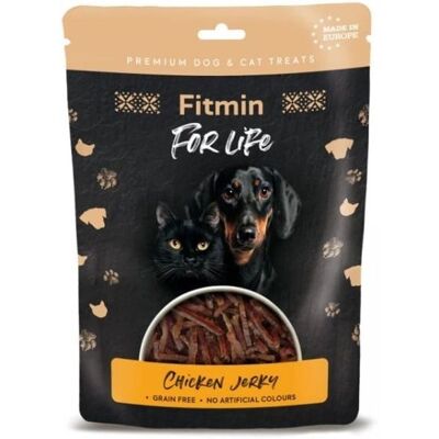 FITMIN For Life Chicken Jerky Szárított csirke kutyák és macskák számára 70 g FITMIN For Life Chicken Jerky Szárított csirke kutyák és macskák számára 70 g