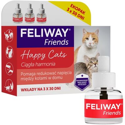 Feliway Friends Täyttőkészlet - 3 x 48 ml Feliway Friends Täyttőkészlet - 3 x 48 ml