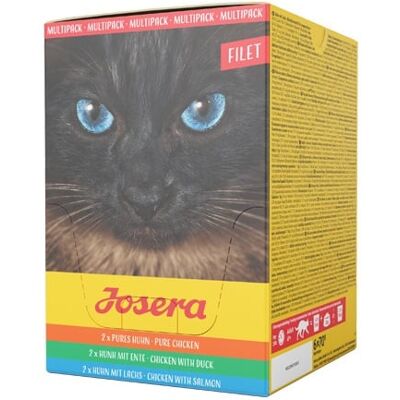 JOSERA Multipack Filet 6x70 g nedves táplálék felnőtt macskák számára JOSERA Multipack Filet 6x70 g nedves táplálék felnőtt macskák számára