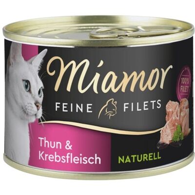 MIAMOR Feline Filets tonhal és rák filé saját mártásban 156 g MIAMOR Feline Filets tonhal és rák filé saját mártásban 156 g