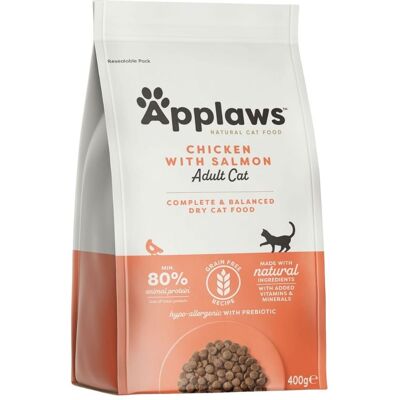 APPLAWS száraz táp macskáknak, csirke és lazac 400g APPLAWS száraz táp macskáknak, csirke és lazac 400g