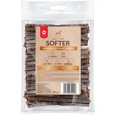 MACED Super Premium Softer kutyakajak marhahús sárgarépával mini gazdaságos csomag 500 g MACED Super Premium Softer kutyakajak marhahús sárgarépával mini gazdaságos csomag 500 g