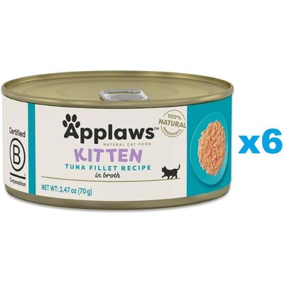 Applaws Kitten Food 70g - Tonhalakonzerv - Természetes összetevők Applaws Kitten Food 70g - Tonhalakonzerv - Természetes összetevők
