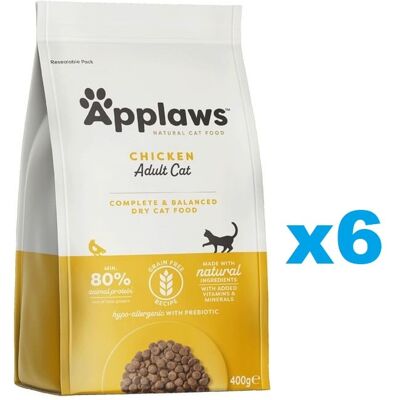 APPLAWS Cat Adult Chicken 2,4 kg (6x400 g) csirkével macskáknak APPLAWS Cat Adult Chicken 2,4 kg (6x400 g) csirkével macskáknak