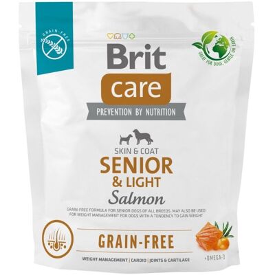 Brit Care Dog Senior & Light Grain-Free Salmon - Kutyaeledel idősebb kutyáknak Brit Care Dog Senior & Light Grain-Free Salmon - Kutyaeledel idősebb kutyáknak