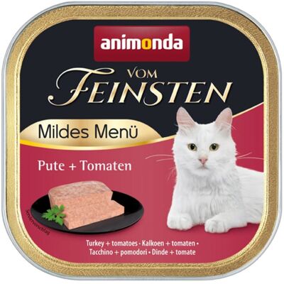ANIMONDA Vom Feinsten Mild Menue Pulyka és paradicsom 100g pástétom macskáknak ANIMONDA Vom Feinsten Mild Menue Pulyka és paradicsom 100g pástétom macskáknak