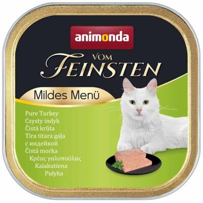 ANIMONDA Vom Feinsten Mild Menue Indyk 100g pasztet macskáknak ANIMONDA Vom Feinsten Mild Menue Indyk 100g pasztet macskáknak