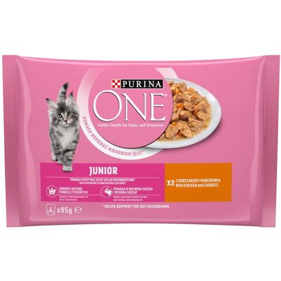 PURINA ONE Junior Csirke 4x85g PURINA ONE Junior Csirke 4x85g