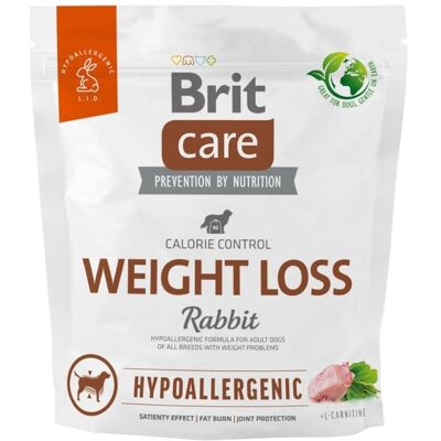 Brit Care Hypoallergenic Adult Weight Loss Rabbit - Száraz kutyaeledel - 1 kg Brit Care Hypoallergenic Adult Weight Loss Rabbit - Száraz kutyaeledel - 1 kg