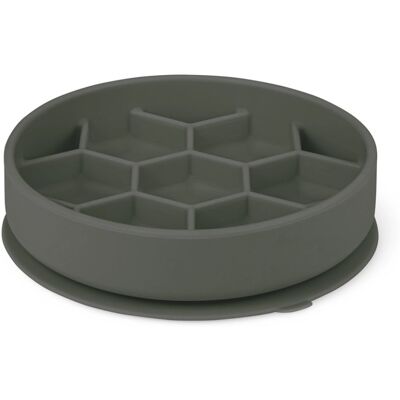 ZOLUX Slow-Eating-Silicone Bowl M - Szürke - Dog bowl ZOLUX Slow-Eating-Silicone Bowl M - Szürke - Dog bowl