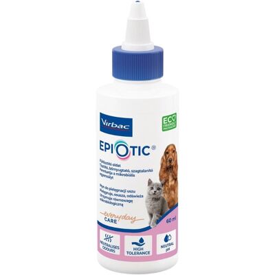 VIRBAC EpiOtic Ear Cleanser 60 ml fültisztító készítmény kutyák és macskák számára VIRBAC EpiOtic Ear Cleanser 60 ml fültisztító készítmény kutyák és macskák számára