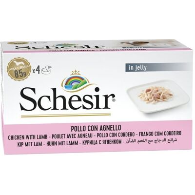Schesir Csirke és Bárány Multipack - Nedves kutyaeledel Schesir Csirke és Bárány Multipack - Nedves kutyaeledel