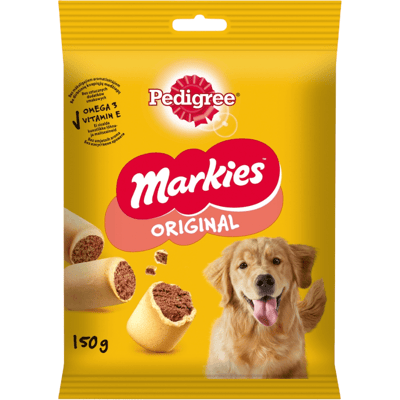 PEDIGREE Markies Original Ropogós keksz felnőtt kutyáknak 150g PEDIGREE Markies Original Ropogós keksz felnőtt kutyáknak 150g