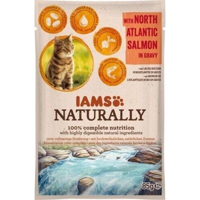 IAMS Naturally Adult Cat with North Atlantic Salmon in Játékvy 85 g IAMS Naturally Adult Cat with North Atlantic Salmon in Játékvy 85 g