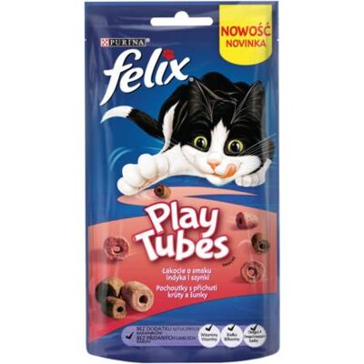 FELIX Play Tubes pulyka és sonka 50 g FELIX Play Tubes pulyka és sonka 50 g