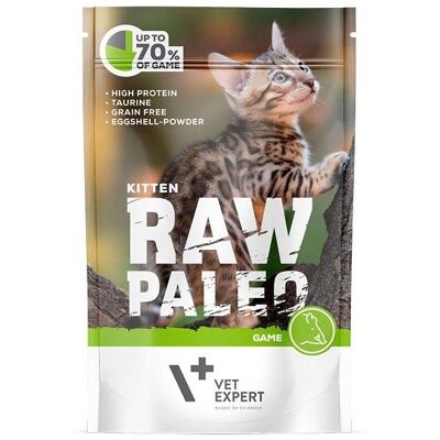 VETEXPERT RAW PALEO Kitten game 100 g nedves cicatáp vadhús VETEXPERT RAW PALEO Kitten game 100 g nedves cicatáp vadhús