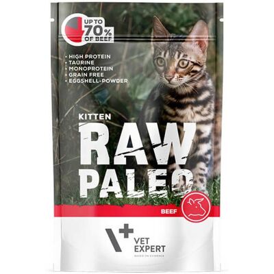 VETEXPERT VET EXPERT RAW PALEO Marhahús cicáknak 100 g VETEXPERT VET EXPERT RAW PALEO Marhahús cicáknak 100 g