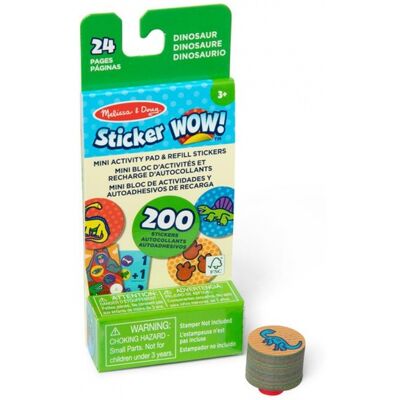 Melissa & Doug Sticker WOW dinoszaurusz matricák utántöltője Melissa & Doug Sticker WOW dinoszaurusz matricák utántöltője