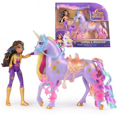 Unikornis Akadémia barátság ereje figura Sophia és Wildstar 11 cm Unikornis Akadémia barátság ereje figura Sophia és Wildstar 11 cm