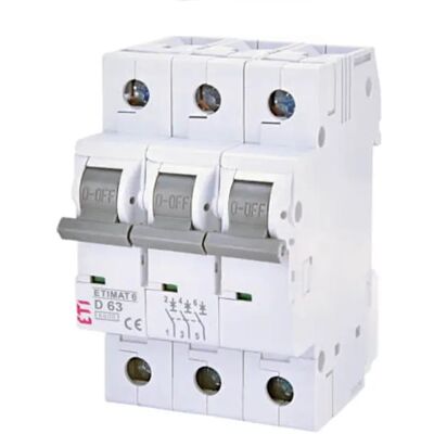 ETI Túláramvédő kapcsoló - ETIMAT6 002115516 - 3P 16A 6kA ETI Túláramvédő kapcsoló - ETIMAT6 002115516 - 3P 16A 6kA