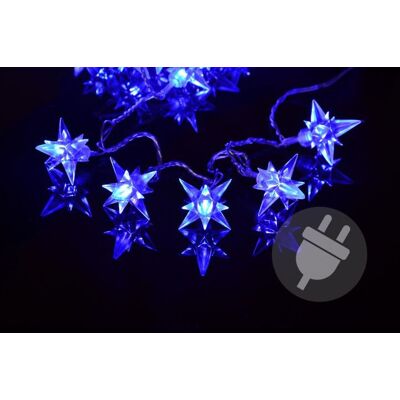 NEXOS Csillagos lánc 4 m 40 LED kék NEXOS Csillagos lánc 4 m 40 LED kék