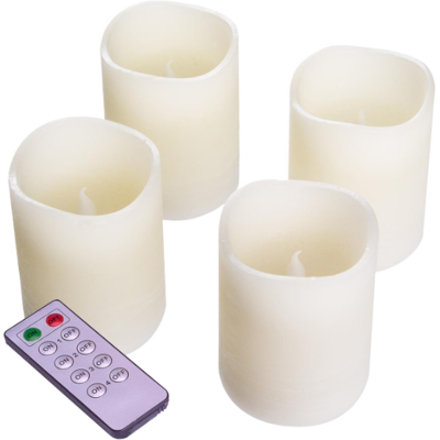 NEXOS Dekoratív LED készlet 4 adventi gyertya fehér NEXOS Dekoratív LED készlet 4 adventi gyertya fehér