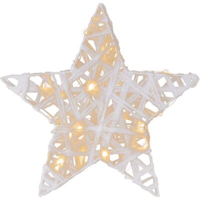 Nexos MAXXIVIA Csillogó csillag meleg fehér 20 LED Ø 30 cm Nexos MAXXIVIA Csillogó csillag meleg fehér 20 LED Ø 30 cm