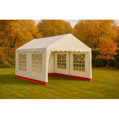 Garthen Kerti party sátor 4 × 3 m - PVC ponyva 400 g/m² Garthen Kerti party sátor 4 × 3 m - PVC ponyva 400 g/m²