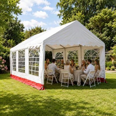 Garthen Kerti Paviljon 4x6m - Időjárásálló védőtető Garthen Kerti Paviljon 4x6m - Időjárásálló védőtető