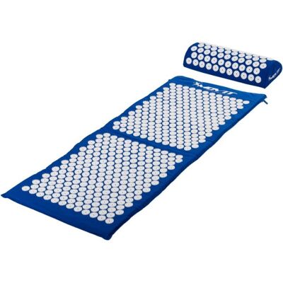 MOVIT akupresszúrás matrac 130 x 50 cm, párnával - kék MOVIT akupresszúrás matrac 130 x 50 cm, párnával - kék