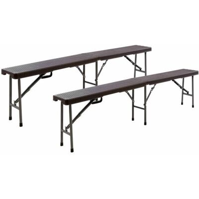 Garthen Kerti pad 2 db rattan - barna Garthen Kerti pad 2 db rattan - barna