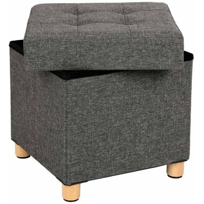 Songmics Taburet 38×38×40 cm sötét szürke Songmics Taburet 38×38×40 cm sötét szürke