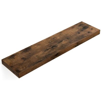 VASAGLE Fali polc 80 cm rusztikus barna VASAGLE Fali polc 80 cm rusztikus barna