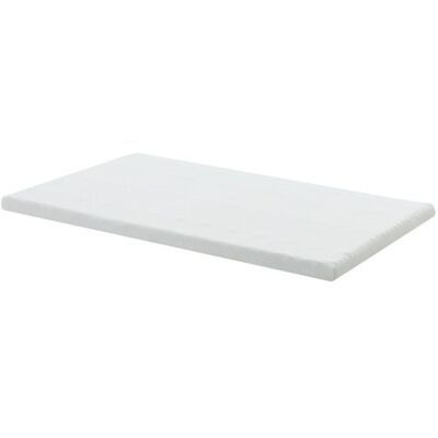 Juskys Memóriahab Topper 90x200cm - 7-zónás ortopédikus - Fehér Juskys Memóriahab Topper 90x200cm - 7-zónás ortopédikus - Fehér
