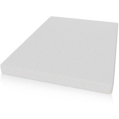 Juskys Fehér 160x200cm Memory Foam Ágy - Lélegezhető & Antibakteriális Juskys Fehér 160x200cm Memory Foam Ágy - Lélegezhető & Antibakteriális