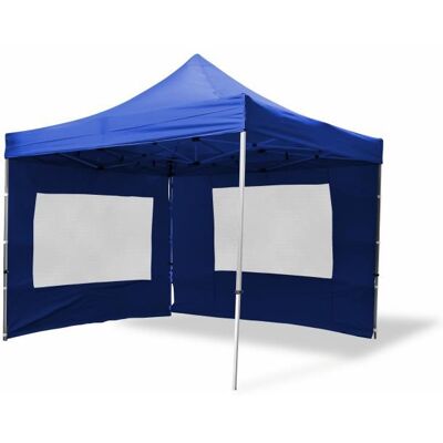 GARTHEN Kerti pavilon PROFI 3 x 3 m kék + 4 oldalfal GARTHEN Kerti pavilon PROFI 3 x 3 m kék + 4 oldalfal