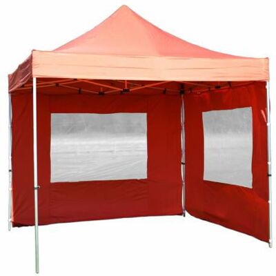 GARTHEN Kerti pavilon PROFI 3 x 3 m terakota + 2 oldalfal GARTHEN Kerti pavilon PROFI 3 x 3 m terakota + 2 oldalfal