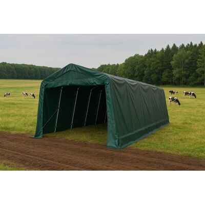 Garthen Kerti és gazdasági sátor 3,3×6 m PVC 550 g/m² zöld Garthen Kerti és gazdasági sátor 3,3×6 m PVC 550 g/m² zöld