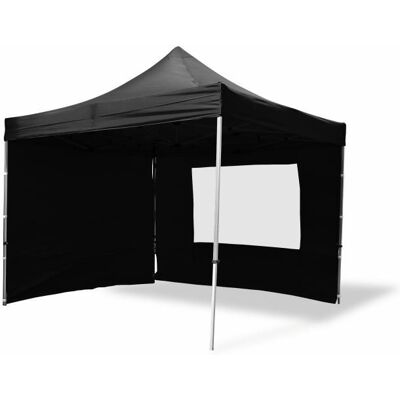 Garthen Kerti pavilon PROFI Fekete 3 x 3 m + 4 oldalfallal Garthen Kerti pavilon PROFI Fekete 3 x 3 m + 4 oldalfallal