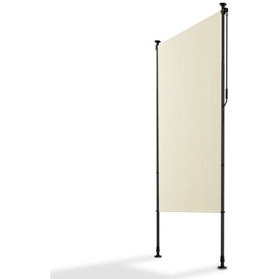 Juskys Függőleges erkély napellenző 120x228-316 cm UV védelem bézs Juskys Függőleges erkély napellenző 120x228-316 cm UV védelem bézs